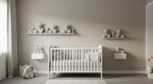 Quarto de bebê com tema ursinho