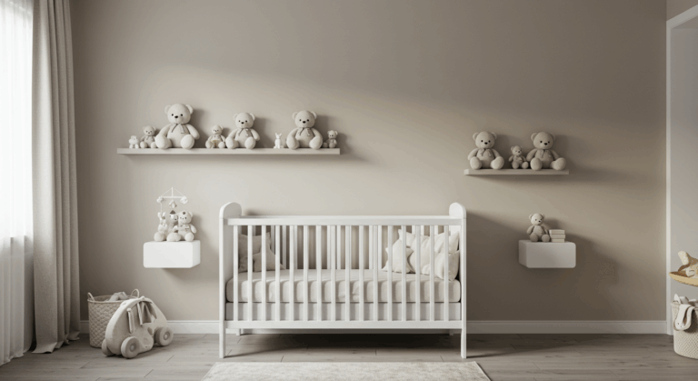 Quarto de bebê com tema ursinho